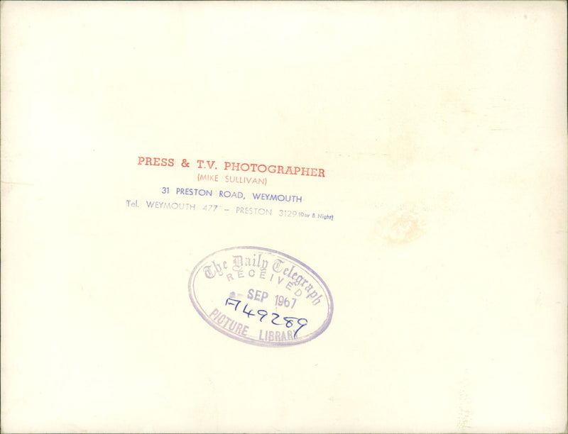 Midget Submarine - Vintage Photograph