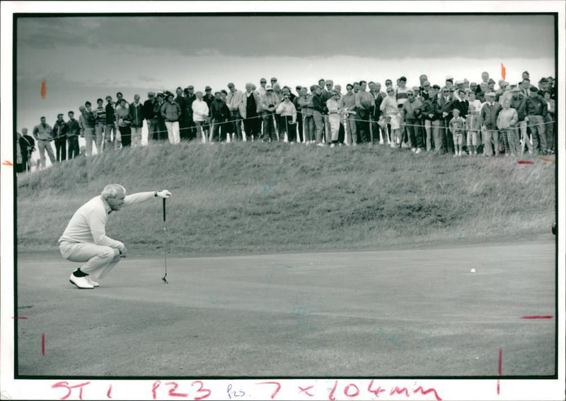 Arnold Palmer American professional golfer. - Vintage Photograph