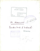 MTCK MOLLOY - Vintage Photograph