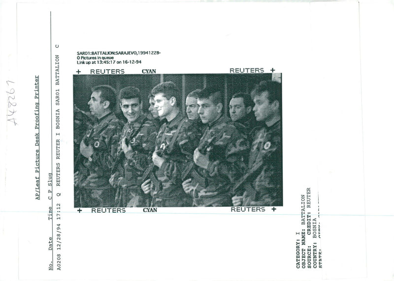 Yugoslav People's Army. - Vintage Photograph