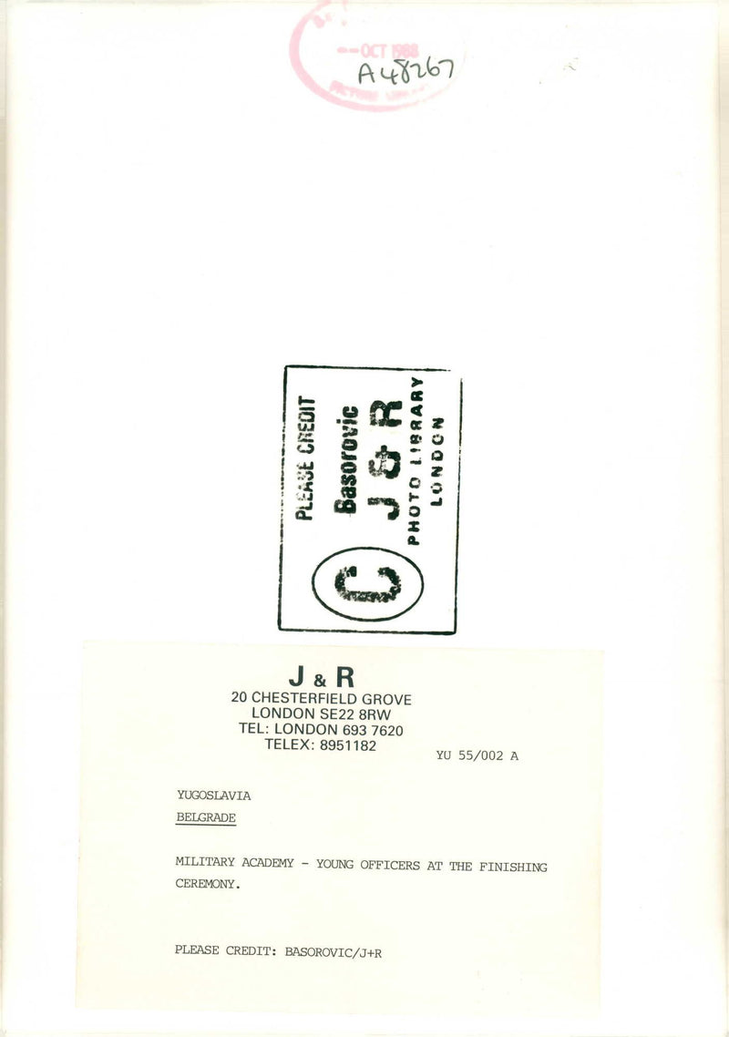 Yugoslav People's Army. - Vintage Photograph