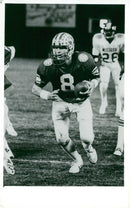 Steve Young American football quarterback. - Vintage Photograph
