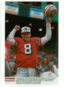 Steve Young American football quarterback. - Vintage Photograph