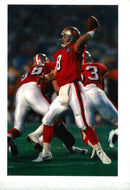 Steve Young American football quarterback. - Vintage Photograph