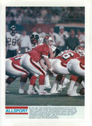 Steve Young American football quarterback. - Vintage Photograph