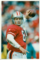 Steve Young American football quarterback. - Vintage Photograph
