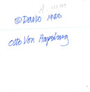 Austria: Otto von Habsburg Archduke - Vintage Photograph