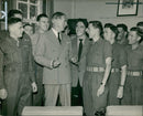 Sir Anthony Eden and Sergeants of the 3rd Infantry Division. - Vintage Photograph
