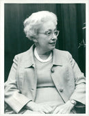 Writer Lady Crowe, wife of Sir Colin Crowe. - Vintage Photograph