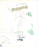 A helicopter delivering essential supplies Les Hanois lighthouse. - Vintage Photograph