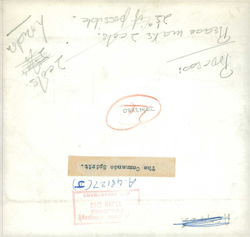 The comando spirits. - Vintage Photograph