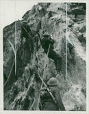 Army training in this country. - Vintage Photograph