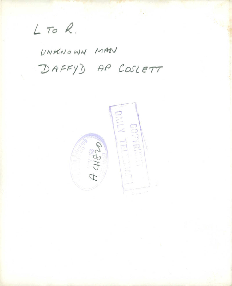 Free Wales Army. - Vintage Photograph