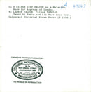 Bird: Falcon - Vintage Photograph