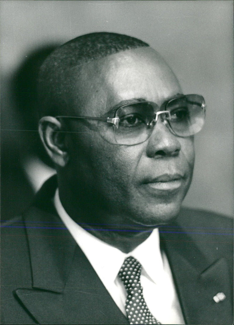 André Kolingba - Vintage Photograph