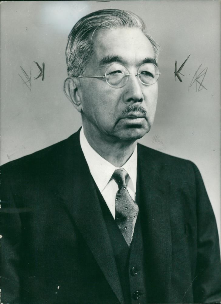 Hirohito Former Emperor of Japan. - Vintage Photograph