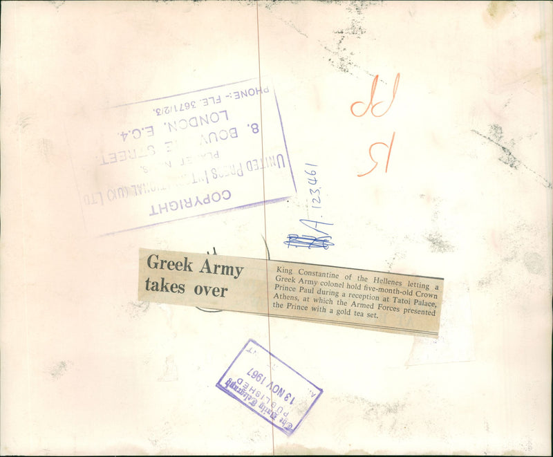 Crown Prince Paul. - Vintage Photograph