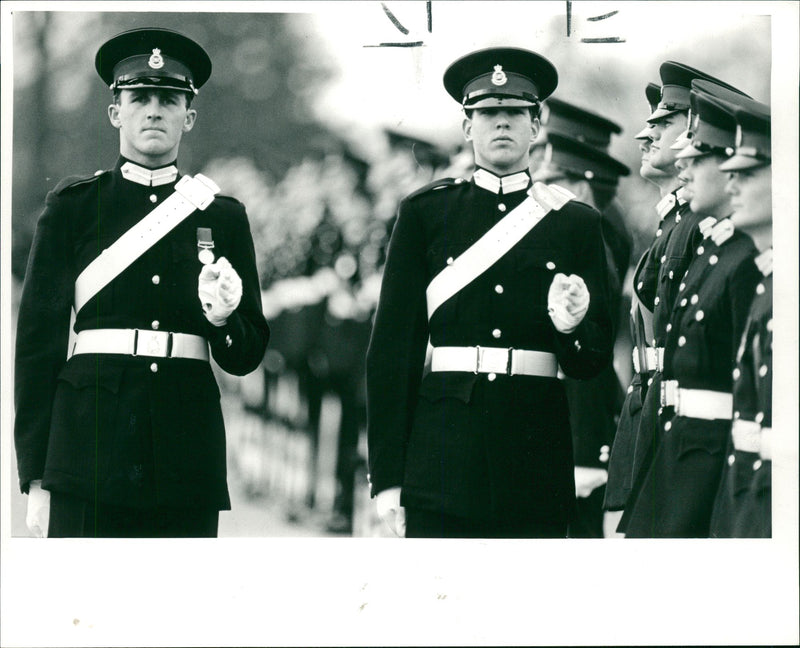 Prince Pavlos with Princess Diana and Jonathan Bainbridge. - Vintage Photograph