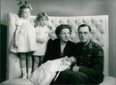 Beatrix of the Netherlands with her family - Vintage Photograph
