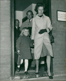 Austria: Archduchess Elisabeth with her mother and father, The Archduke and Archduchess Ferdinand of Austria. - Vintage Photograph