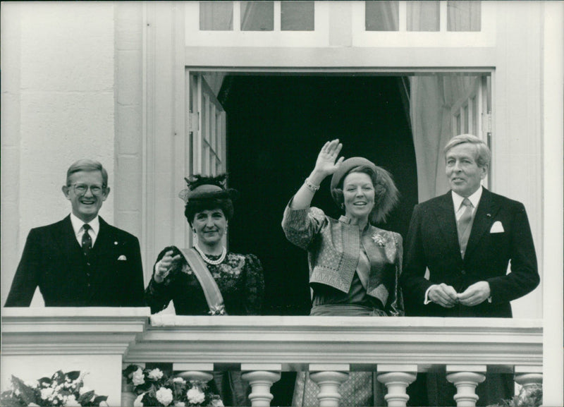 Beatrix of the Netherlands Former Queen of the Netherlands. - Vintage Photograph