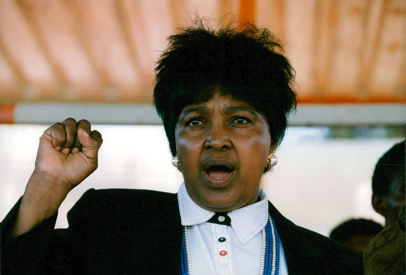 Winnie Mandela, politician South Africa - Vintage Photograph