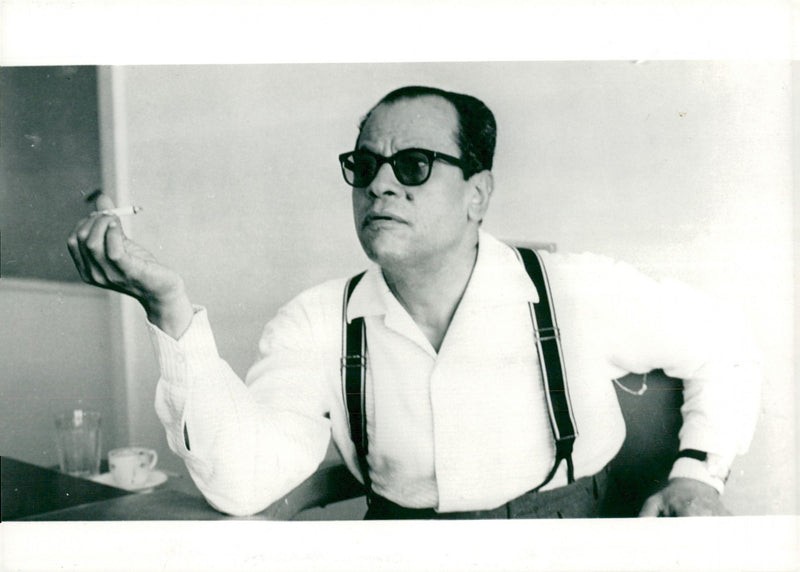 Naguib Mahfouz - Vintage Photograph