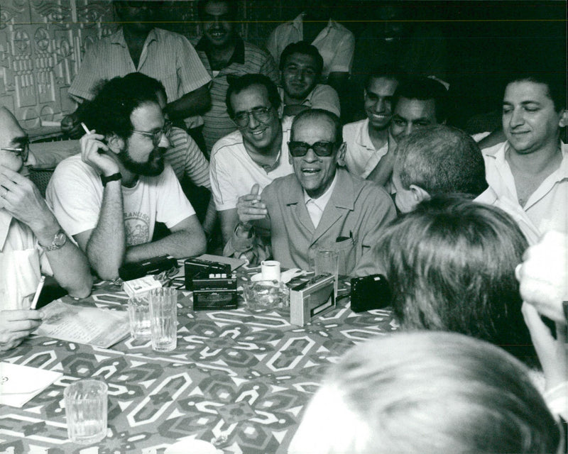 Naguib Mahfouz - Vintage Photograph