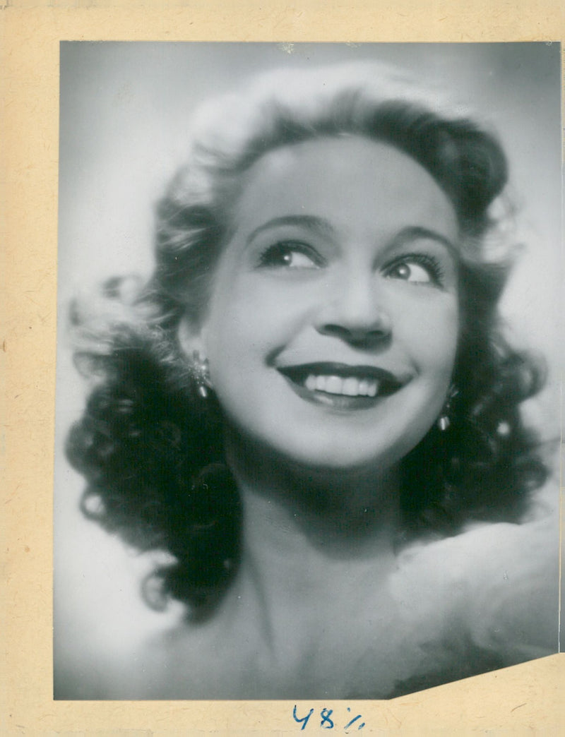 Wenche Foss actress - Vintage Photograph