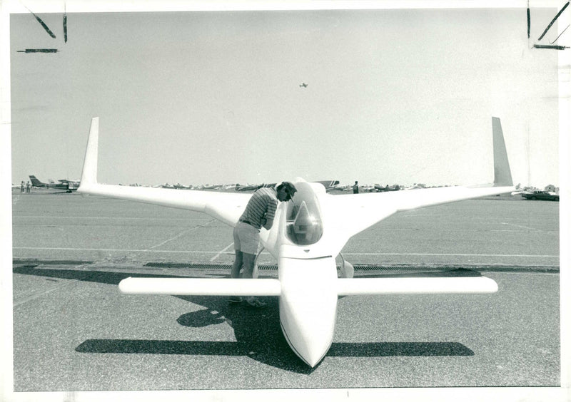 Aircraft Glass Fibre - Vintage Photograph