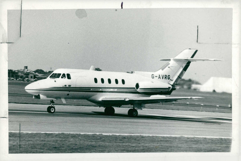 Aircraft : Hawker Siddeley 125 - Vintage Photograph