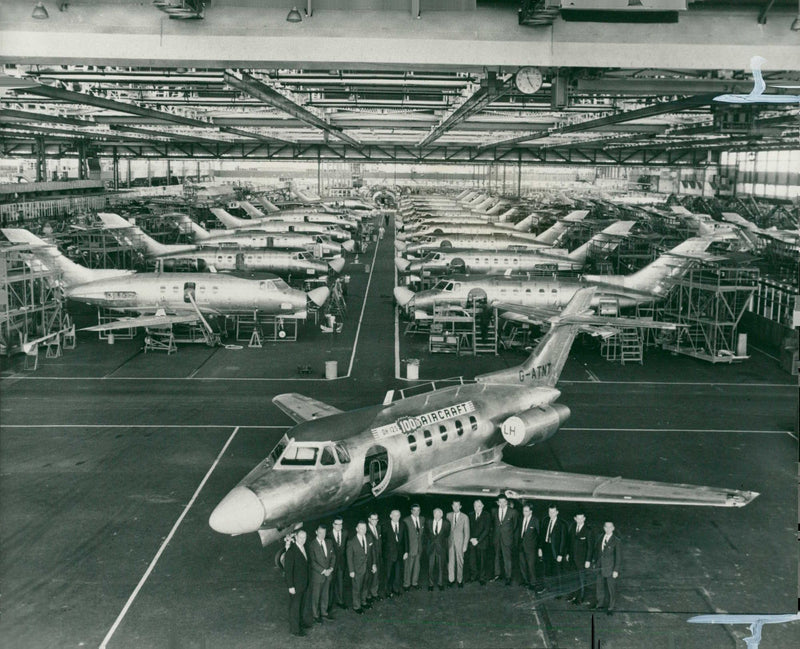 Aircraft : Hawker Siddeley 125 - Vintage Photograph