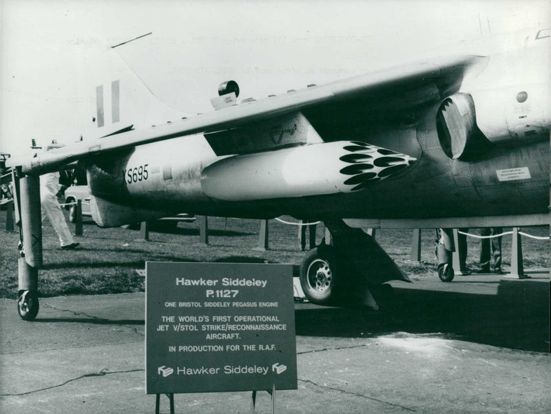 Aircraft: Hawker P.1127 - Vintage Photograph