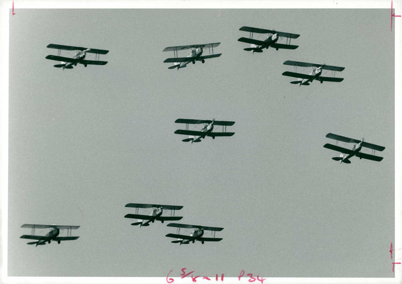 Hawker siddeley hawk jet display. - Vintage Photograph