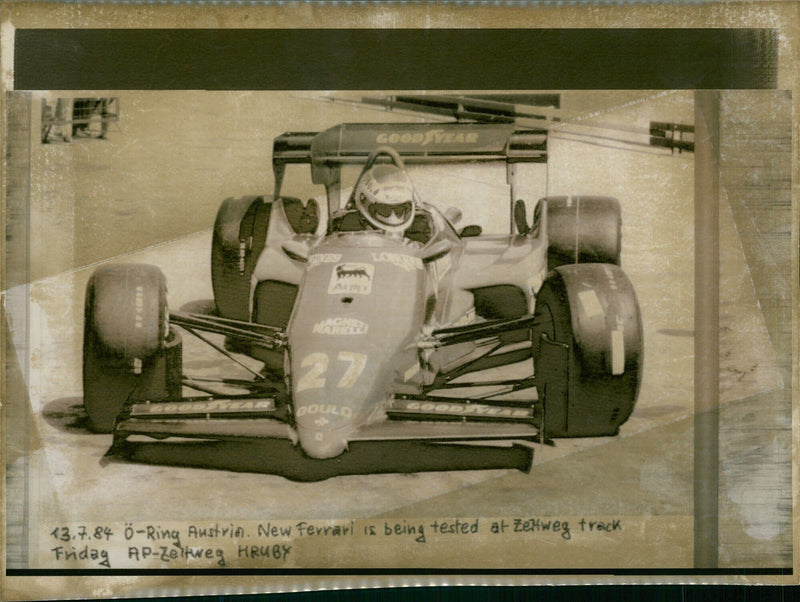 Racing Car: Ferrari - Vintage Photograph