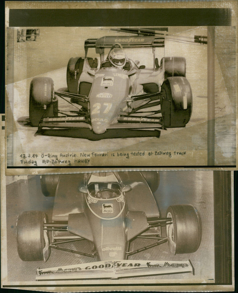 Racing Car: Ferrari - Vintage Photograph