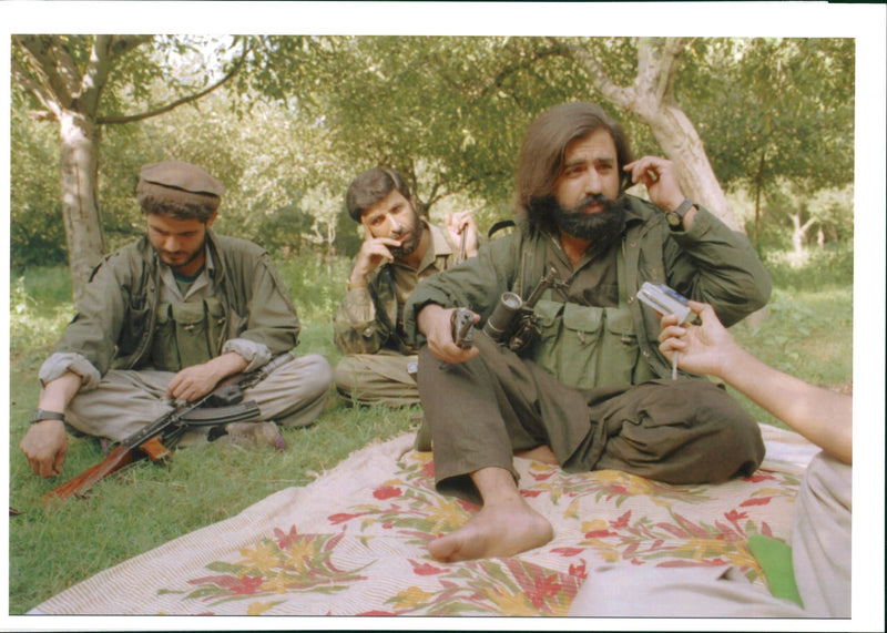 War in Afghanistan. - Vintage Photograph