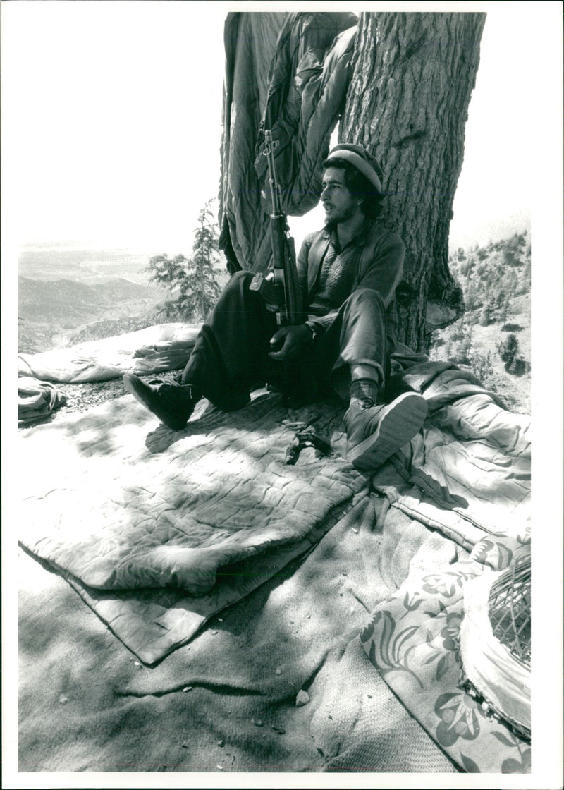 War in Afghanistan. - Vintage Photograph