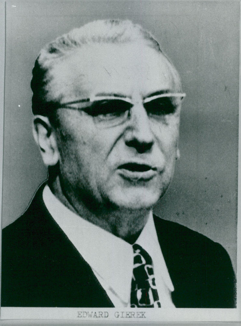 Edward Gierek - Vintage Photograph