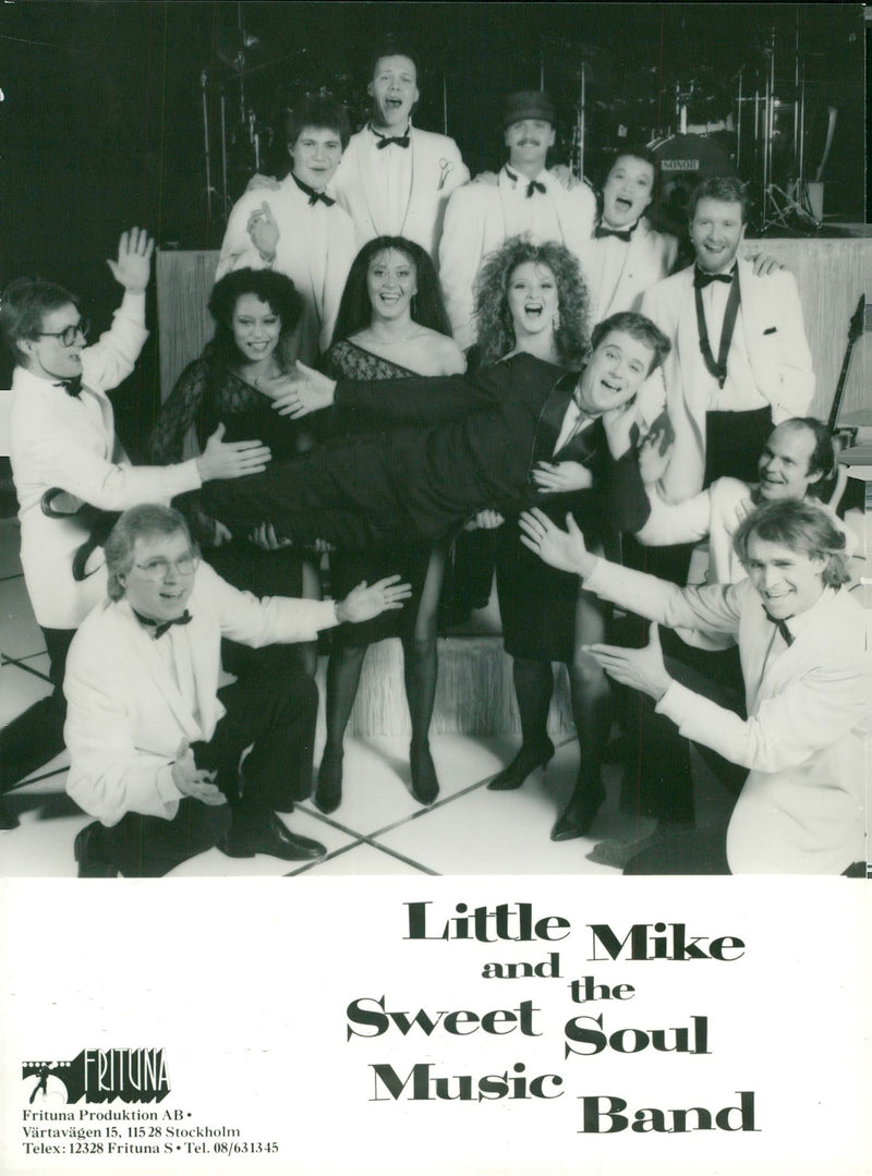 Claes of Geijerstam spelar i "Little Mike and Sweet Soul Music Band" - Vintage Photograph