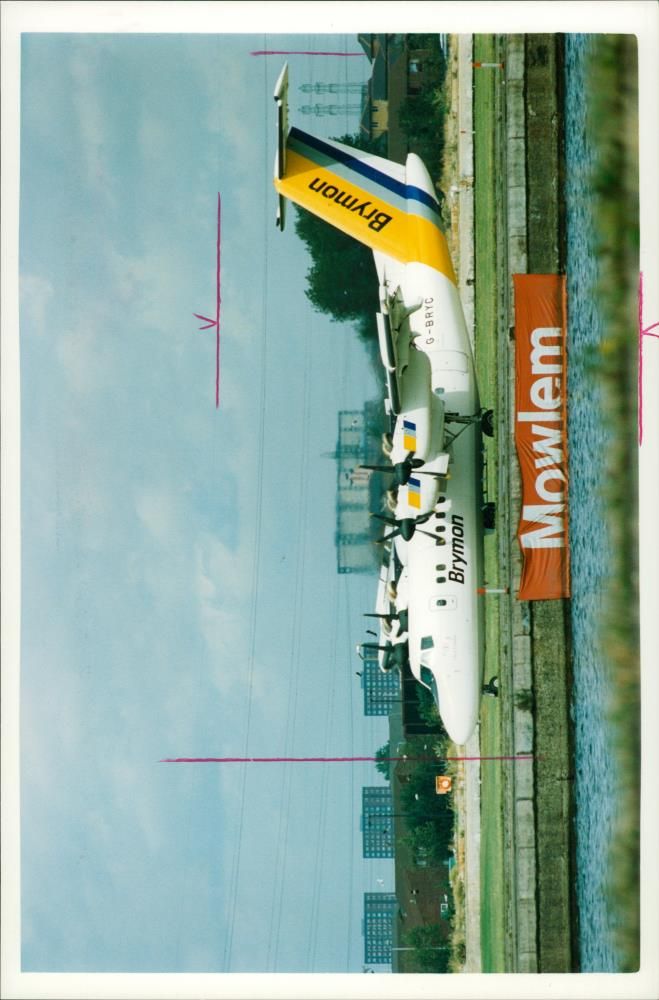 Nepal Aircraft Crash:cars on barge in west india dock. - Vintage Photograph