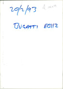 Bugatti cars. - Vintage Photograph