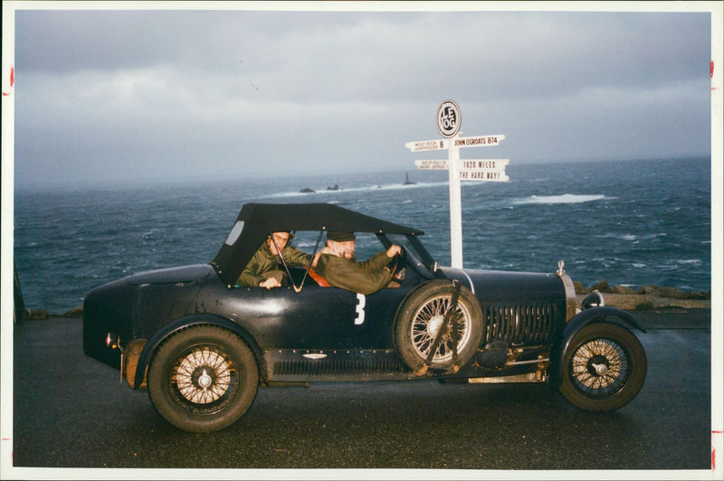 Bugatti cars. - Vintage Photograph