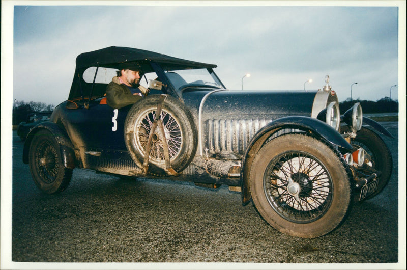 Bugatti cars. - Vintage Photograph