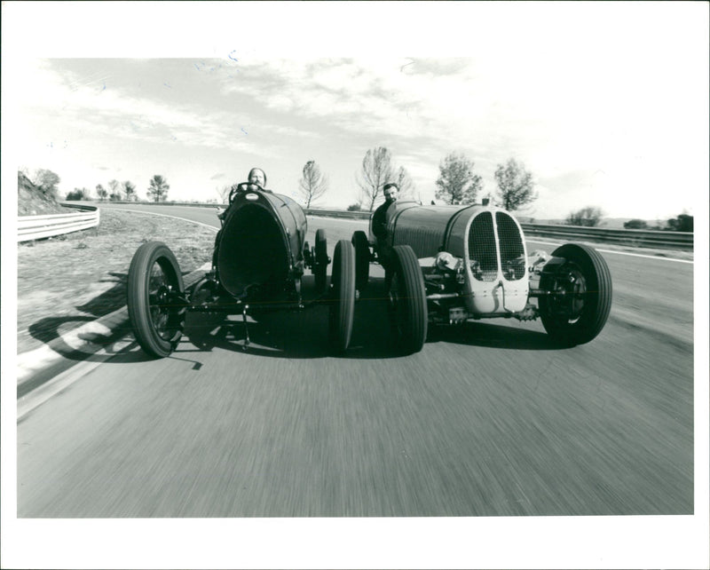 Bugatti cars. - Vintage Photograph