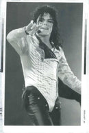 Michael Jackson American singer-songwriter. - Vintage Photograph