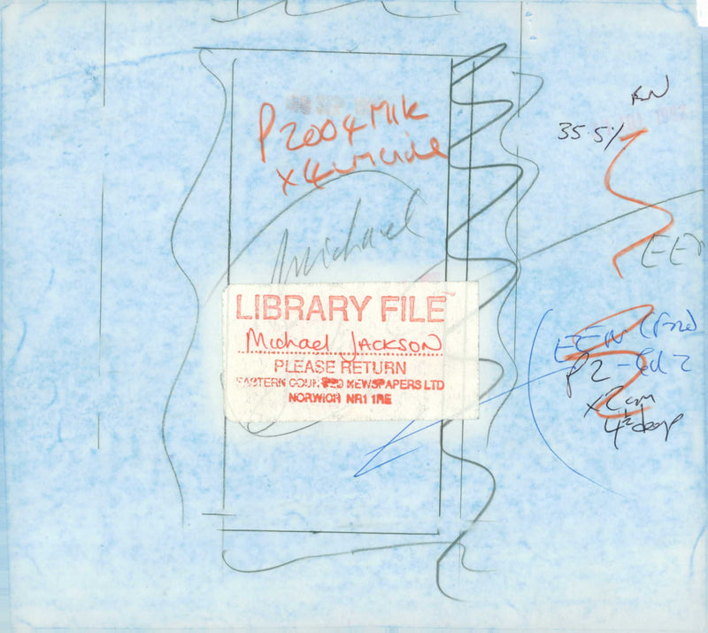 Michael Jackson American singer-songwriter. - Vintage Photograph