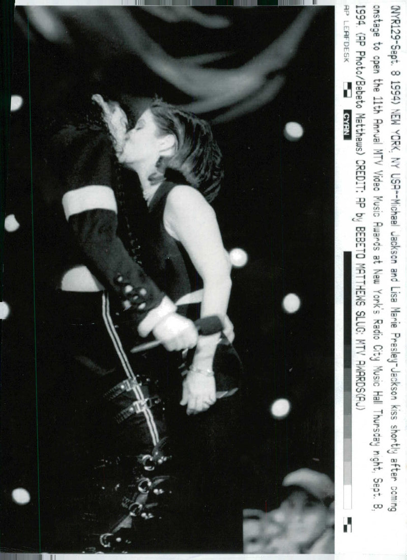 Michael Jackson American singer-songwriter. - Vintage Photograph