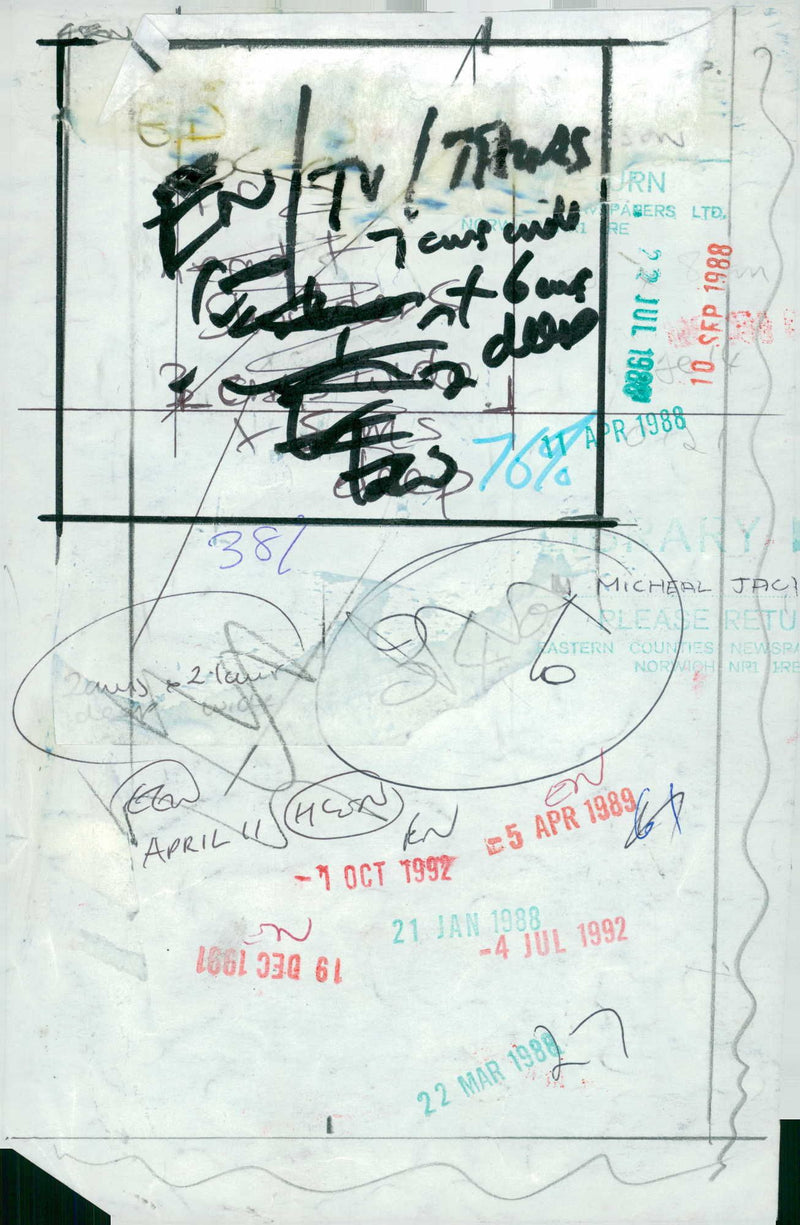 Michael Jackson American singer-songwriter. - Vintage Photograph