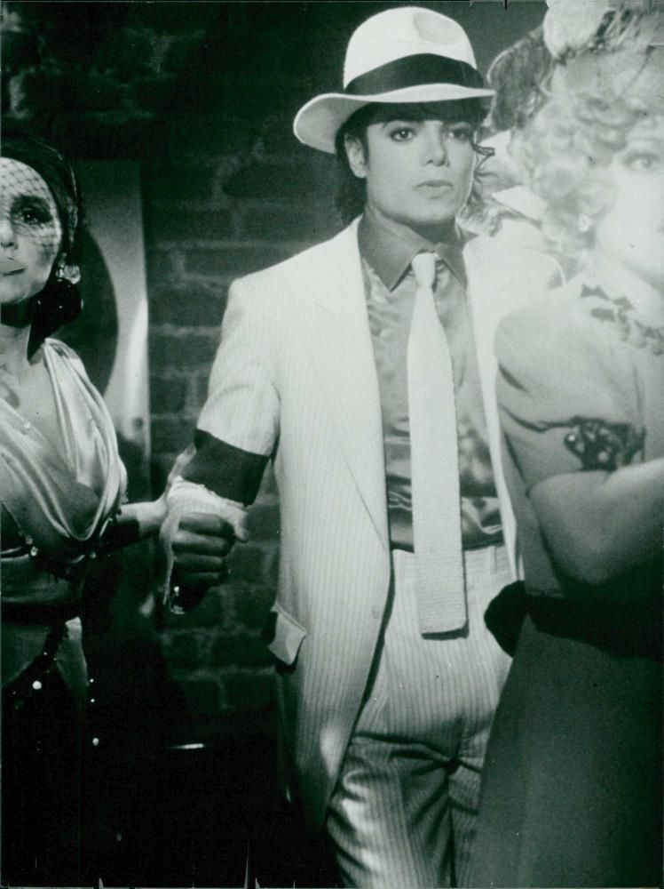 Michael Jackson American singer-songwriter. - Vintage Photograph